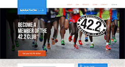 Desktop Screenshot of marathonclub.net