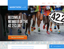 Tablet Screenshot of marathonclub.net